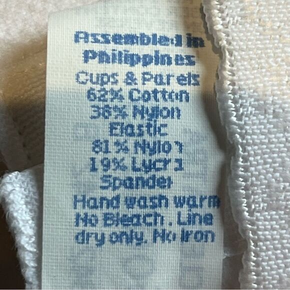 Vintage 1950's Bra Shapewear Cleopatra Goddess White NWOT 42B - Picture 4 of 9